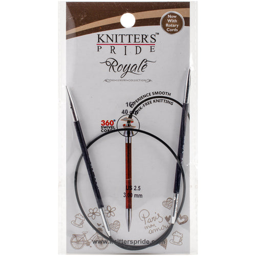 Knitter's Pride-Royale Fixed Circular Needles 16"