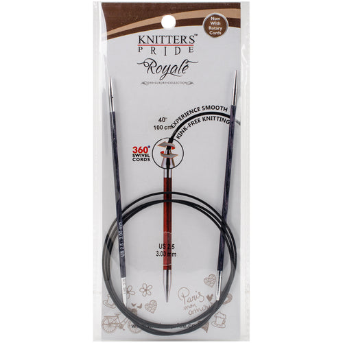 Knitter's Pride-Royale Fixed Circular Needles 40"