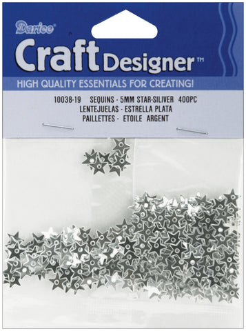 Star Sequins 5mm 400/Pkg