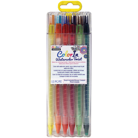 ColorIn Watercolor Twist Set 12/Pkg