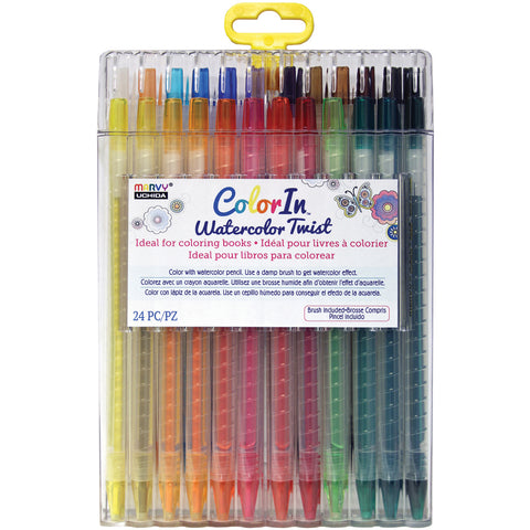 ColorIn Watercolor Twist Set 24/Pkg