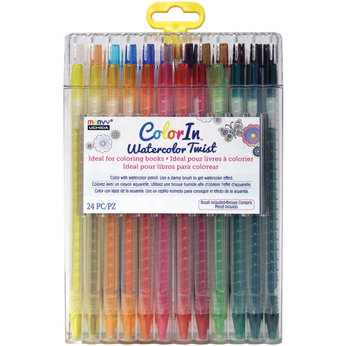 ColorIn Watercolor Twist Set 24/Pkg