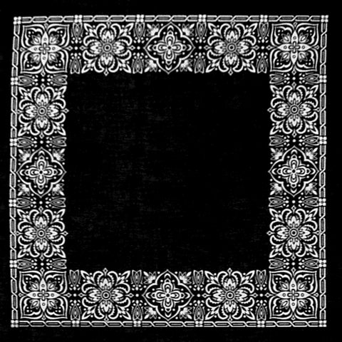 Hav-A-Hank Paisley Open Center Bandanna 22"X22"