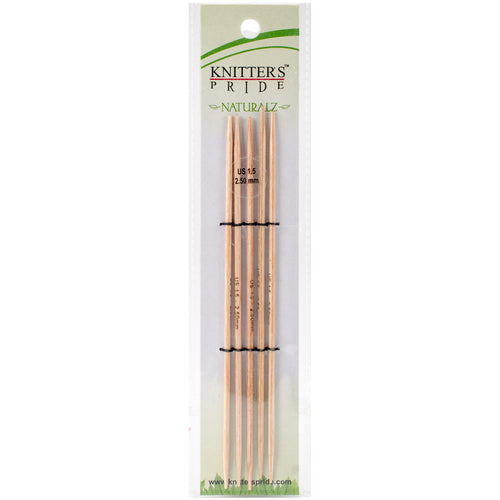 Knitter's Pride-Naturalz Double Pointed Needles 6"