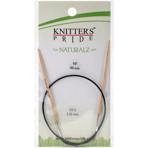 Knitter's Pride-Naturalz Fixed Circular Needles 16"