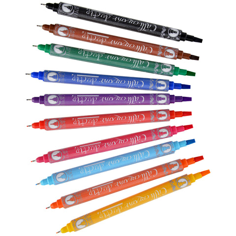 Manuscript Callicreative Duo Tip Pens 10/Pkg