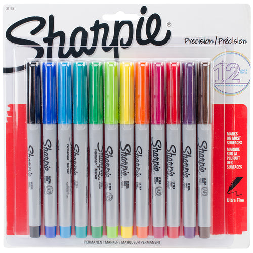Sharpie Ultra Fine Point Permanent Markers 12/Pkg