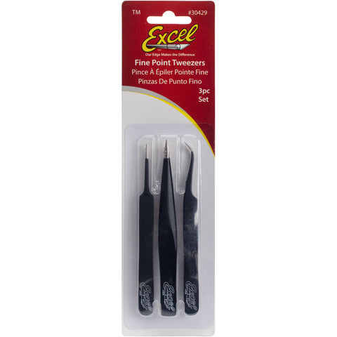 Tweezer Set 3/Pkg