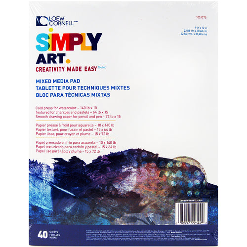 Simply Art Mixed Media Pad 9"X12"