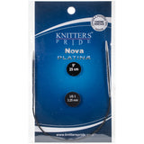 Knitter's Pride-Nova Platina Fixed Circular Needles 10"