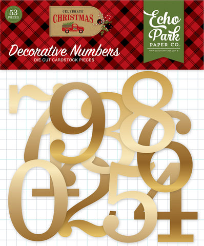 Celebrate Christmas Cardstock Die-Cuts 53/Pkg