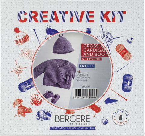 Bergere De France Cardigan, Hat & Booties Kit