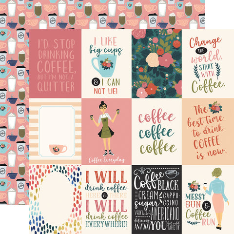 Coffee Double-Sided Cardstock 12"X12"