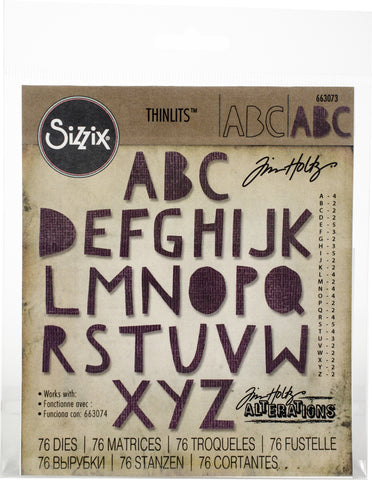 Sizzix Thinlits Dies By Tim Holtz 72/Pkg