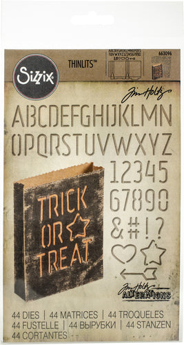 Sizzix Thinlits Dies By Tim Holtz 44/Pkg