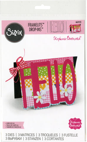 Sizzix Framelits Dies By Stephanie Barnard 3/Pkg