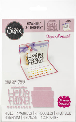 Sizzix Thinlits Dies By Stephanie Barnard 4/Pkg