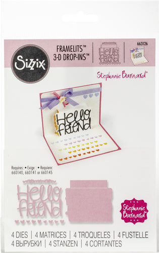 Sizzix Thinlits Dies By Stephanie Barnard 4/Pkg