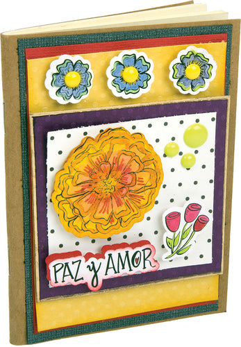 Sizzix Framelits Die & Stamp Set By Crafty Chica 5/Pkg