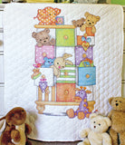 Dimensions/Baby Hugs Quilt Stamped Cross Stitch Kit 34"X43"