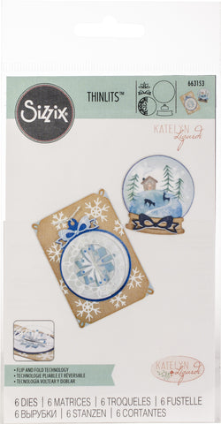 Sizzix Thinlits Dies By Katelyn Lizardi 6/Pkg