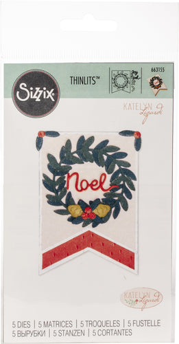 Sizzix Thinlits Dies By Katelyn Lizardi 5/Pkg
