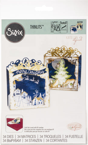 Sizzix Thinlits Dies By Katelyn Lizardi 2/Pkg