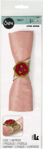 Sizzix Thinlits Dies By Lynda Kanase 5/Pkg