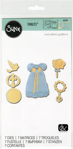Sizzix Thinlits Dies By Luisa Elena Guillen-K 7/Pkg