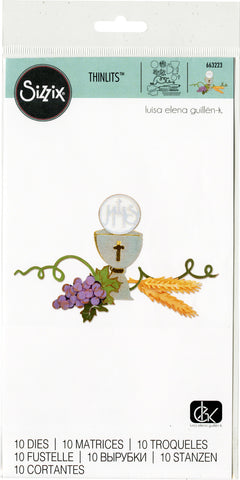 Sizzix Thinlits Dies By Luisa Elena Guillen-K 10/Pkg