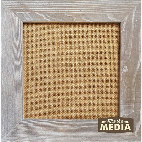 Jillibean Soup Mix The Media Wood Framed Burlap