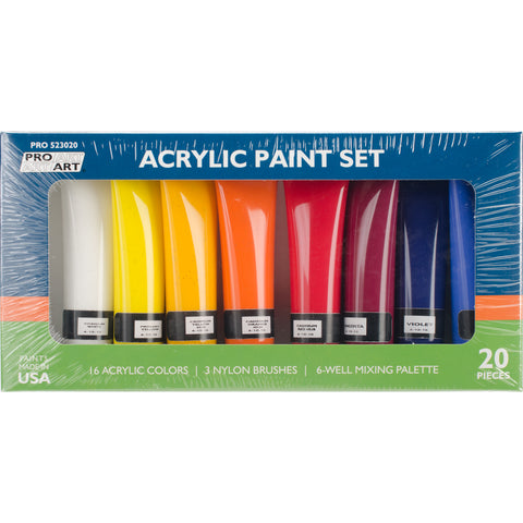 Pro Art Acrylic Art Set 20 Pieces