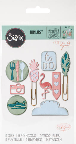 Sizzix Thinlits Dies By Katelyn Lizardi 9/Pkg