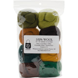 Wistyria Editions Wool Roving 12" .25oz 8/Pkg
