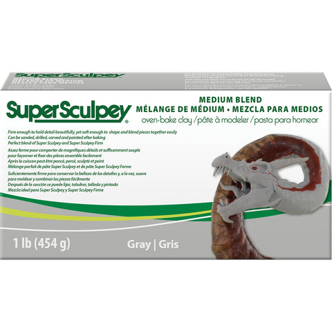 Super Sculpey Medium Blend Clay 1lb