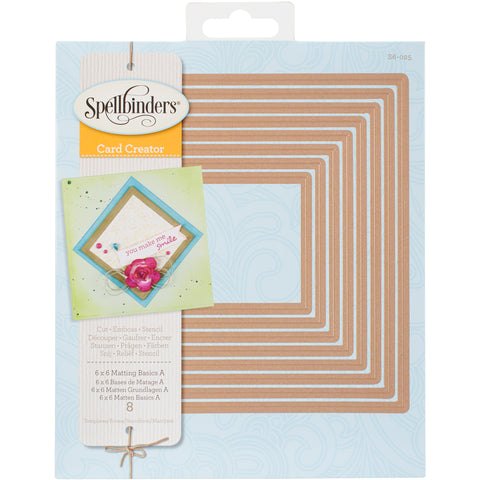Spellbinders Card Creator Dies 6"X6"