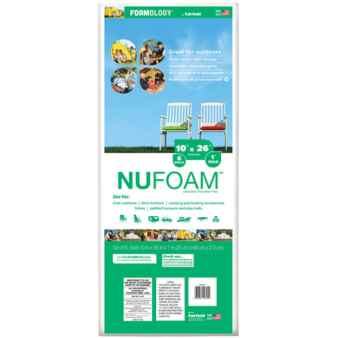 Fairfield Poly-Fil Nu-Foam Baby Bumper Pads 6/Pkg
