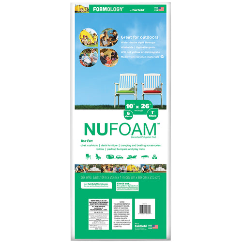 Fairfield Poly-Fil Nu-Foam Baby Bumper Pads 6/Pkg