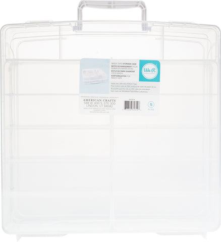 We R Washi Translucent Plastic Storage Bin