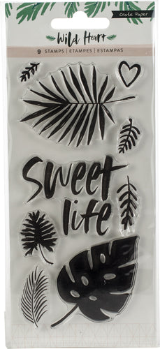 Wild Heart Clear Stamps 9/Pkg