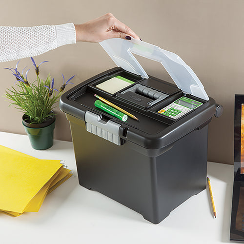 Sterilite Portable File Box
