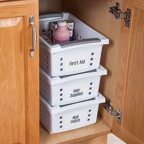 Sterilite Small Stacking Storage Basket