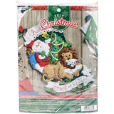 Bucilla Felt Stocking Applique Kit 18" Long