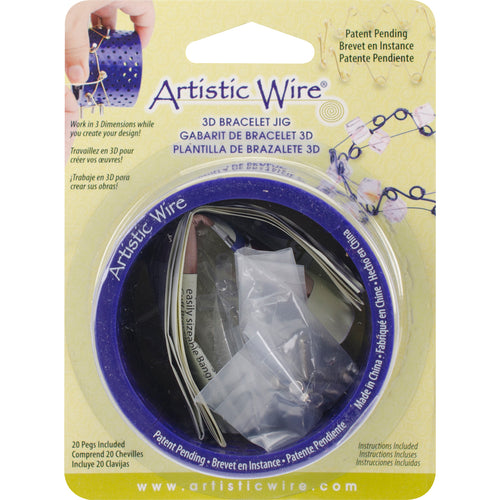 Bracelet Jig 3D W/20 Pegs