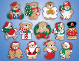 Design Works Felt Ornaments Applique Kit 3"X4" Set of 13