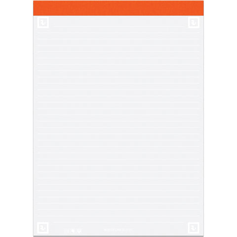 Whitelines Lined Legal Pad 8.5"X11.75" 40 Sheets