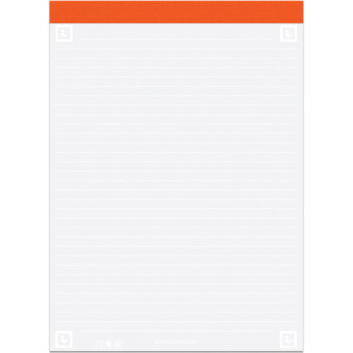 Whitelines Lined Legal Pad 8.5"X11.75" 40 Sheets