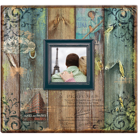 MBI Vintage Travel Post Bound Album W/Window 12"X12"