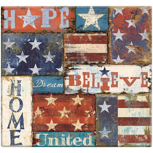 MBI American Patch Post Bound Album 12"X12"