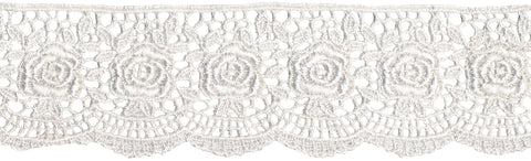 Simplicity Scalloped Rose Venice Lace 1.75"X10yd